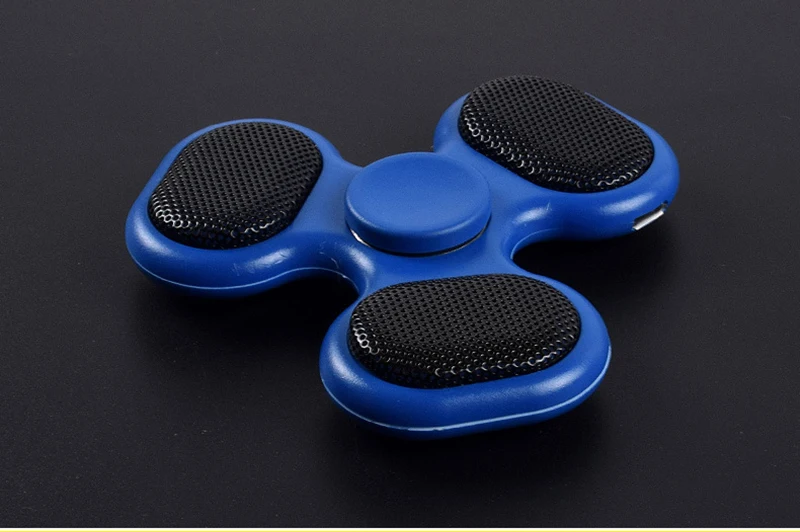 Fidget Bluetooth Spinner speaker with LED light & TF card Player Wireless Music Fingertips Metal Gyro Spinning Decompression Toy - ANKUX.COM