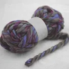 Angora Merino Wool blended Spun combed silk cotton viscose blend hand yarns for blanket 2 ply