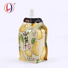 Cheap Laminating Pear Juice Standing Pouches Disposable Beverage Bag With Spout