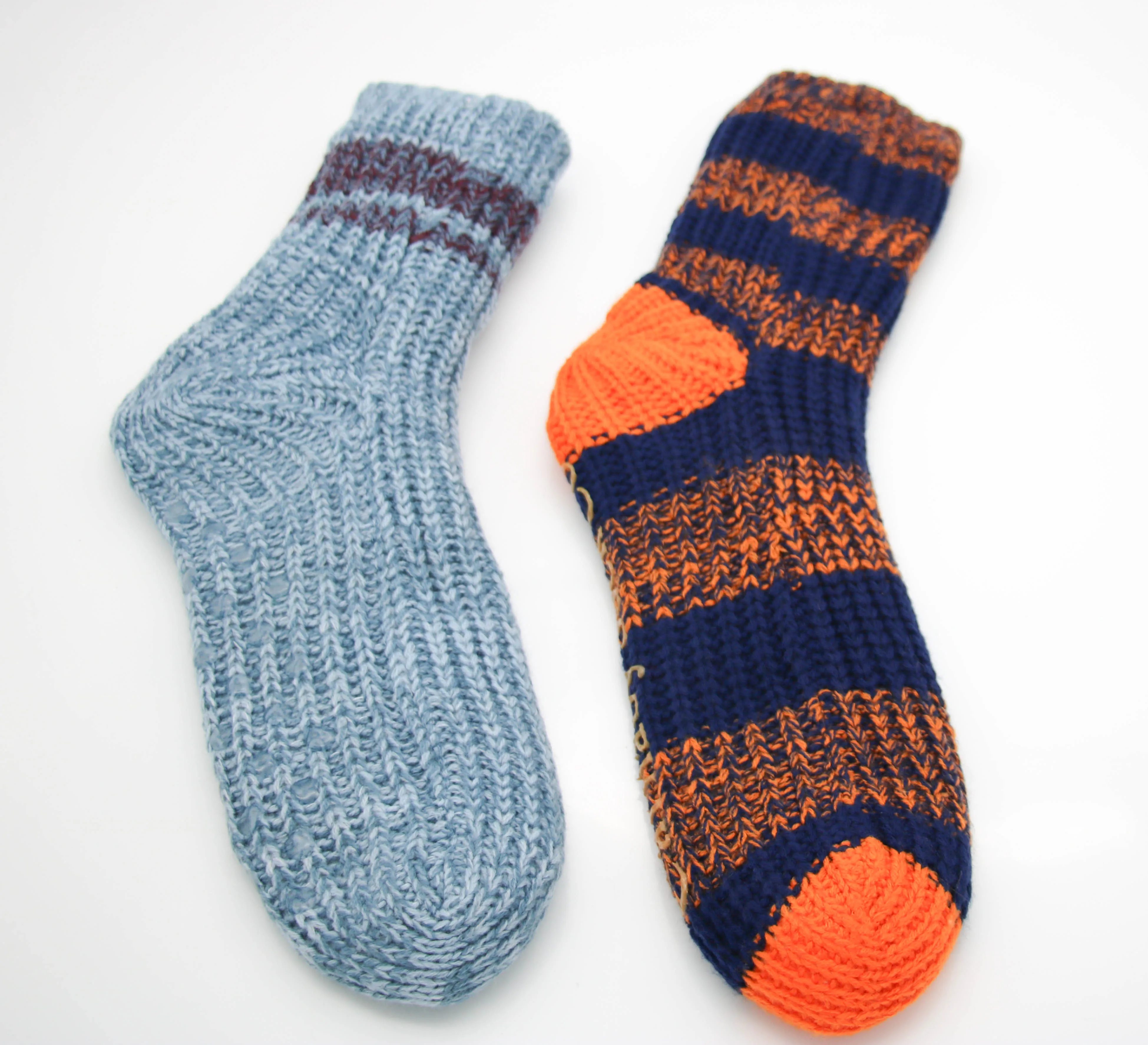 mens knitted slipper socks