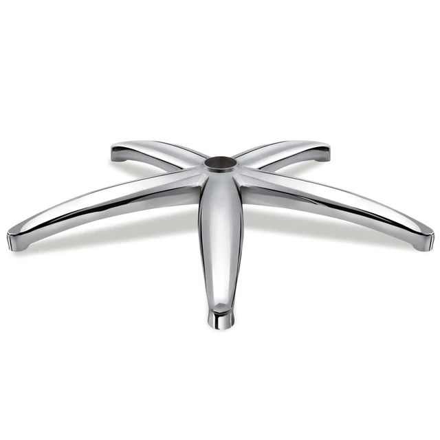 High end metal 5 star chromed bases for swivel chairs