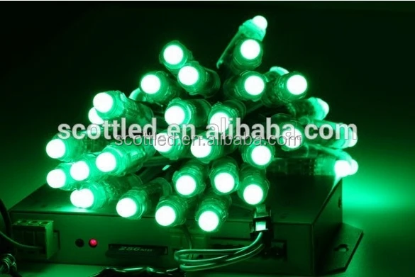 programmable led light string,50pcs/string digital full color ws2801 ws2811 LED pixel strings ...