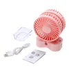 2 Motors Summer Couples Cooling Fan Portable Mini USB Fan Rechargeable Air Conditioner Home Office USB Gadgets