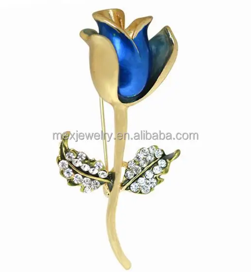 wholesale cheap vintage rose flower brooches pins