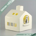 House Shape Candle Holder, Ceramic Candle Holder Tealight Insert