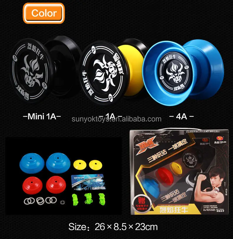 World's First 3In1 Super Yoyo YJ Professional Aluminum YOYO For Sale