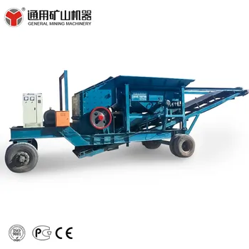 china suppliers large capacity rock crushing mobile portable stone crusher machine in hot sale