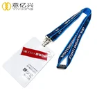 Cheap Nylon Neck Strap Business Work ID Card Holder Lanyard