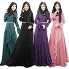 islamic abaya in pakistan karachi wholesale women kaftan dubai abaya solid color pendulum muslim women evening dress