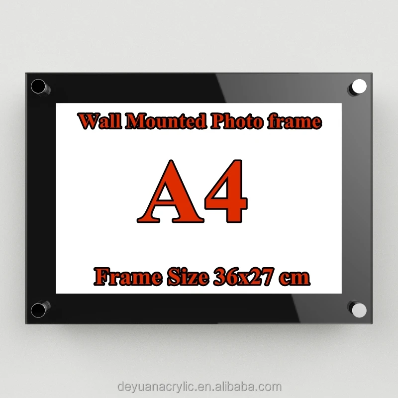 Acrylic Poster Menu Sign Leaflet Lable Holder Acrylic A Paper Holder