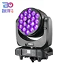 b-eye led moving head 19*40watt rgbw full color 4 in 1 zoom wash beam effect stage lights with high-efficiency optical system