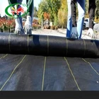 60gsm-150gsm black greenPP weed mat weed control fabric ground cover