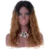 Premier silk base full lace wig ombre two tone color brazilian full lace remy hair silk top wig
