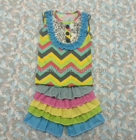 秋のブティック子供バルク卸売冬のクスクスムーンremakes子供ストライプブティック服セット女の子感謝祭セット仕入れ・メーカー・工場