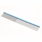 Lightweight Colorful Pet Comb , Stainless Steel Pins for long hair dong and cat