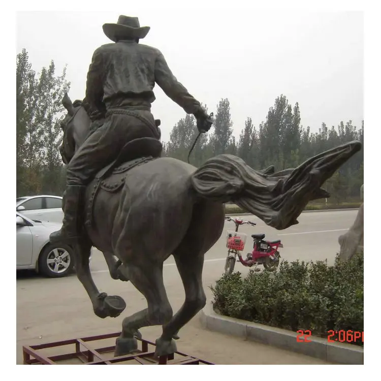 horse rider statue