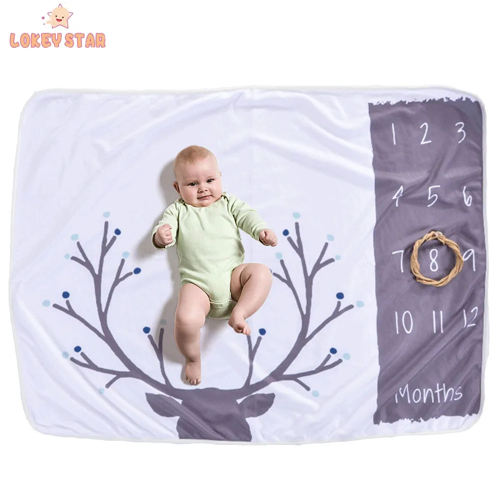 lokeystar 76x102cm newborn baby shower gifts baby