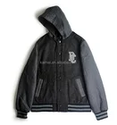 High quality wholesale popular Baseball men winter jacket with hood