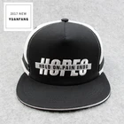 Snapback mesh hats embroidery flat brim trucker hat