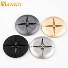 Custom unique hollow compass design fashion fancy shirt button for cloths