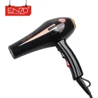 ENZO professional salon travel use electric AC motor cold hot air hair dryer pet car one step hair blow dryer nozzle