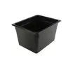 hot sell black and clear plastic food kitchen containers