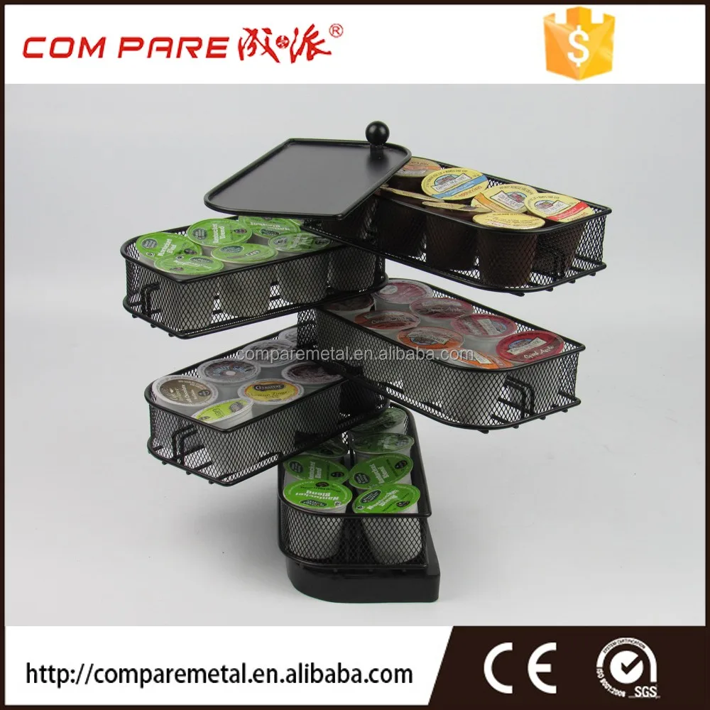 5 Layer Keurig K Cup Coffee Capsule Holder Coffee Pod Drawer View
