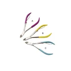 cuticle nipper with forged stainless steel single double spring callus remover dead skin cutter