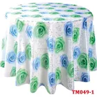 Transparent Printed PVC Round Table Cloth