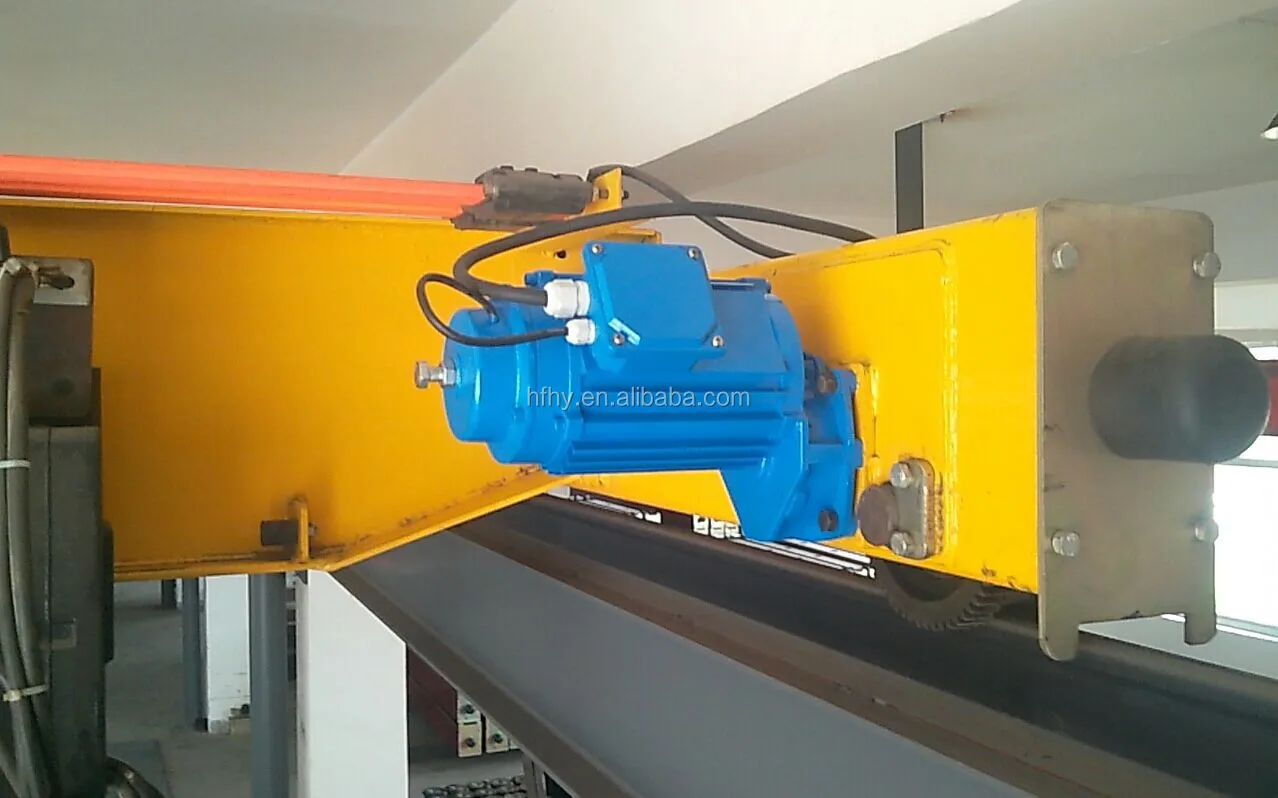 crane end carriage with geared motor