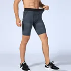 Men's 3D Print Tights Fitness Training High Elastic Sports Shorts