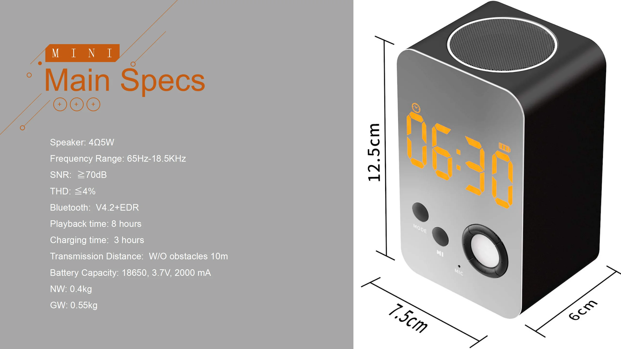 Wireless Loud Speaker Stereo Bluetooth Speakers FM Radio Portable speaker - ANKUX.COM