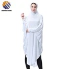 Muslim Kaftan Dress Women Scarf And Hijab Abaya With Stone