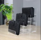 factory supply 6 floor display bag acrylic stand /holder