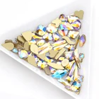 Manufacturer Paradise Shine 33 Shapes Crystal K9 Glass 3D Nail Art Stones Decoration Cristal Nail
