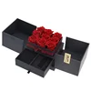 Factory Direct wood Flower Box Customized Everlasting Flower watch Box wedding Rose Gift Box