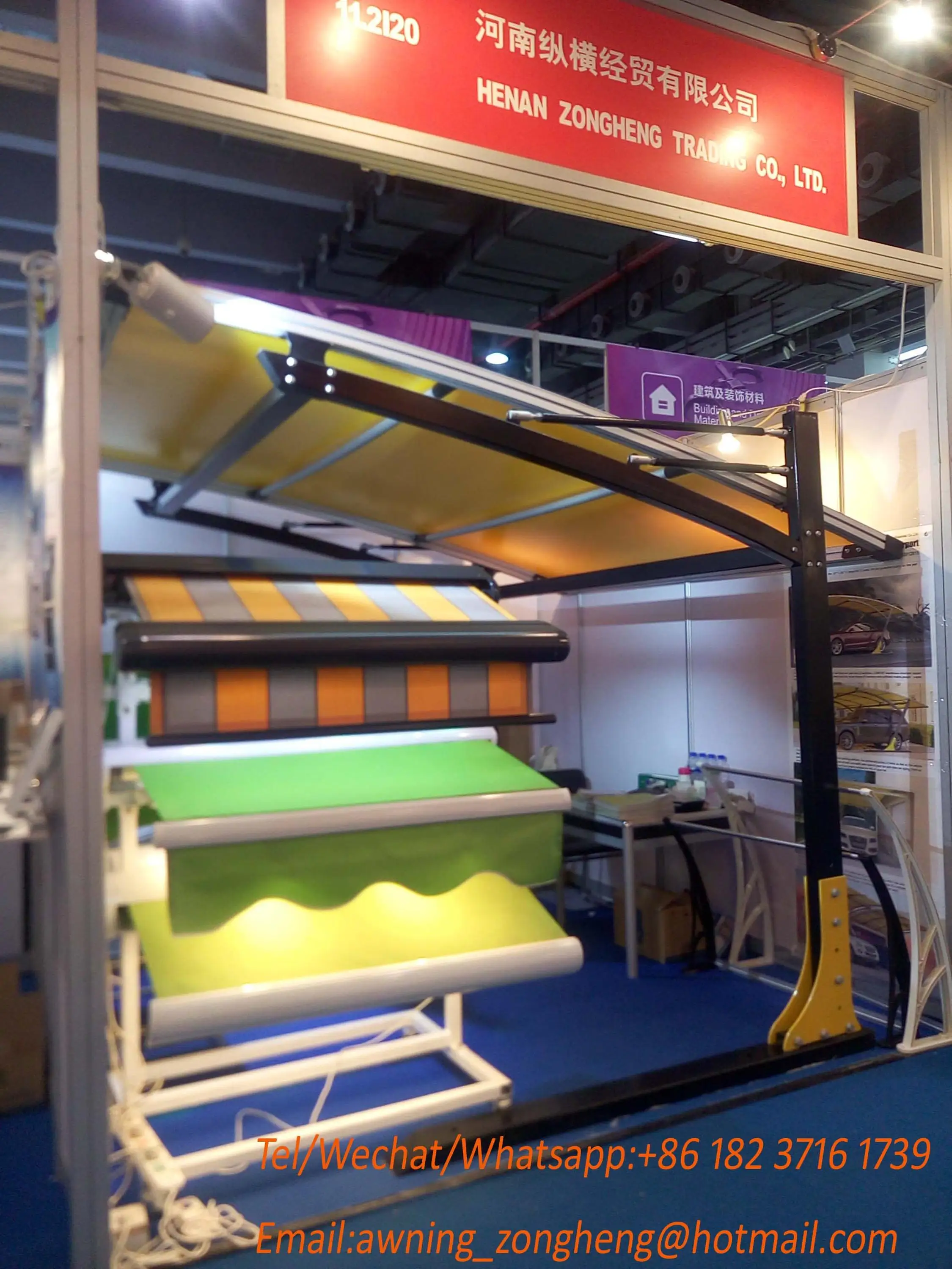 Electrical awning