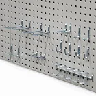 Metal Pegboard Panel Perforated Tool Board Display Racks
