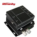 Humanity 1channel HD SD SDI video multiplexer with RS485 data over fiber optical line solution