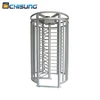 Automatic Full Height Turnstile Electronic Security Turnstile Gate For Train Station Access Control