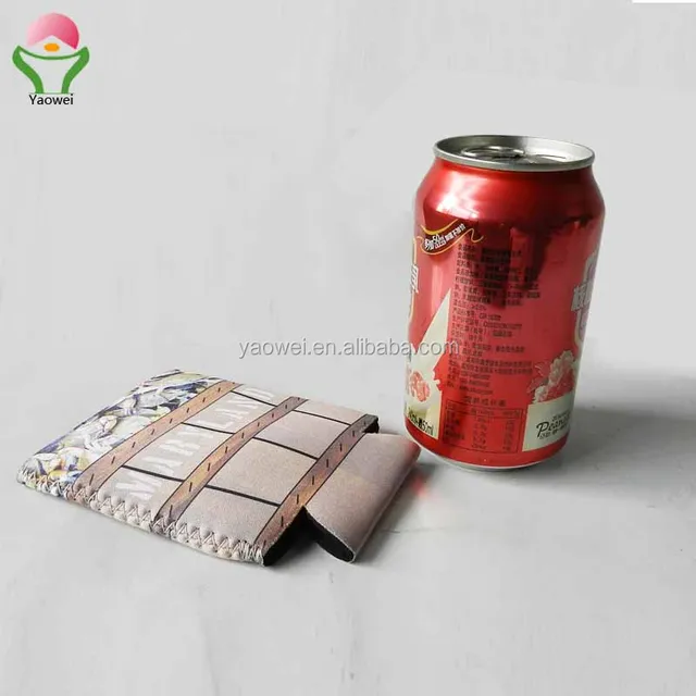 new style fashion promotional 3mm red neoprene beer bottle can