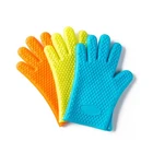 Silicone Oven Kitchen Glove Thick Cooking BBQ Grill Glove Barbecue Glove Kitchen Gadgets