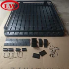 HOT sale Aluminum Alloy SUV car roof rack cargo basket for JEEP Wrangler 4X4
