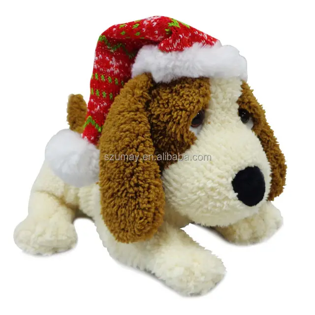 plush elf toy christmas gift perfect shepherd dog plush toy with