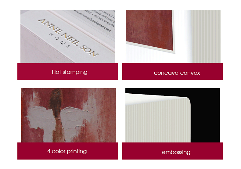 custom luxury retail rigid gift packaging candle box