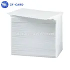 Credit card size blank plain white CR80 30mil pvc id card