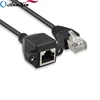 High quality RJ45 Male to Female panel mount Cat5e UTP network Extension Cable for computer