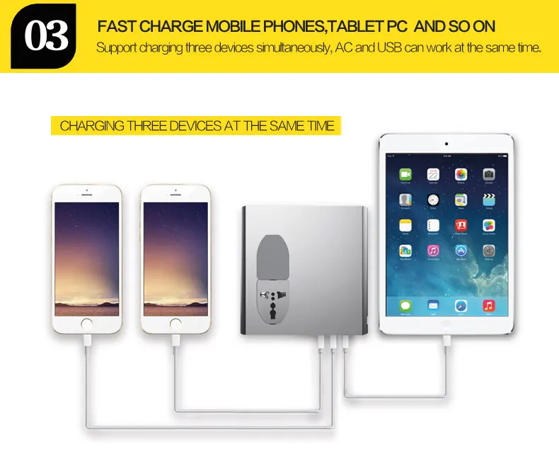 26800Mah portable AC socket laptop power bank with ac outlet - ANKUX.COM