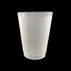 EcoNewLeaf 300ml CPLA Disposable Tea Cup New Biodegradable Compostable Frosted Cup