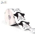 Jiexia Custom Support Salon UV Gel Tip Extension Guide Tools Clear PVC Plastic Nail Forms for Nail Art